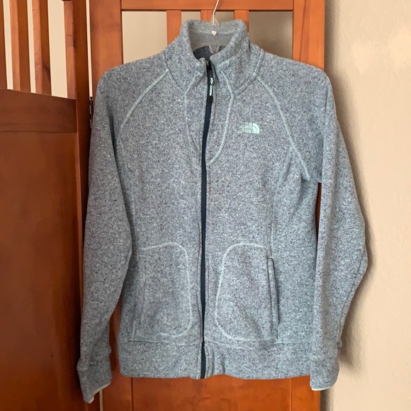 The North Face Jackets & Blazers - EUC North face Knit Slub Zip Jacket